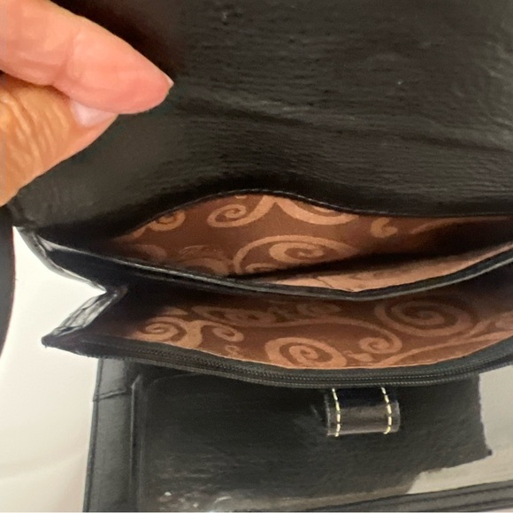 BRIGHTON WOMEN'S Small Cross Body organized Black pre owned - Picture 8 of 14